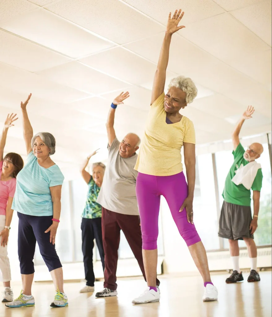 senior fitness class
